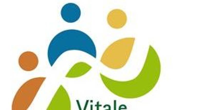 Het logo van vitale democratie Het logo van vitale democratie