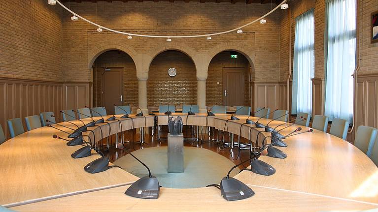 Foto van de raadzaal (Foto: Rob Fritsen) Foto van de raadzaal