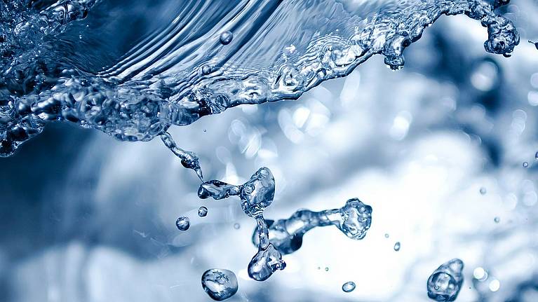 Foto van stromend water Foto van stromend water