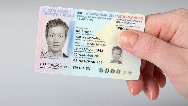 Afbeelding van een identiteitskaart Afbeelding van een identiteitskaart