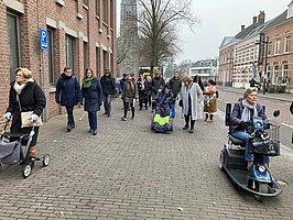 Eerste wandeling van de werkgroep door Asten