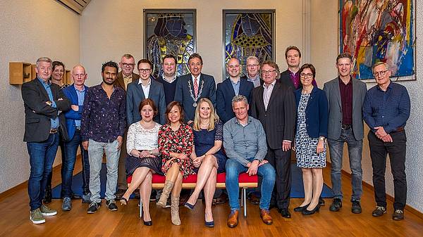 Foto gemeenteraad 2018-2022 Foto gemeenteraad 2018-2022