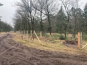 Plaatsen van afrastering