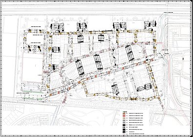 Plattegrond van de wijk Loverbosch fase 3 met groenplan